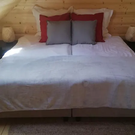 Woodorf-drewnem: Riverside Log With Outdoor Activities Holiday home