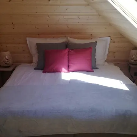 Woodorf-drewnem: Riverside Log With Outdoor Activities Holiday home Ustka