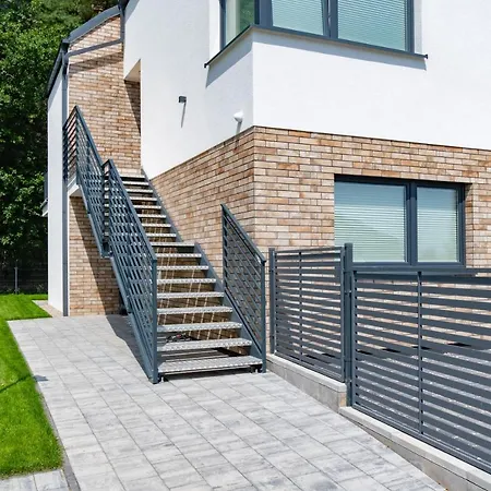 W Sam By Klif Ustka: Forest View Duplex With Balcony Ustka