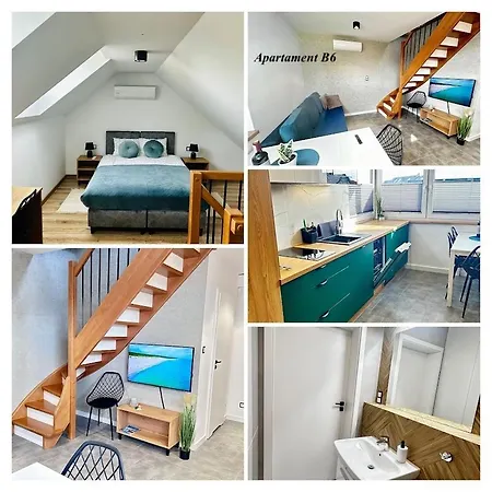 Apartment W Sam By Klif Ustka- Dwupoziomy Z Klimatyzacja Ul Poswiatowskiej 42 Ustka