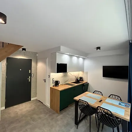 Apartment W Sam By Klif Ustka: Forest View Duplex With Balcony