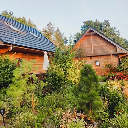 Holiday home Woodorf-drewnem: Riverside Log With Outdoor Activities